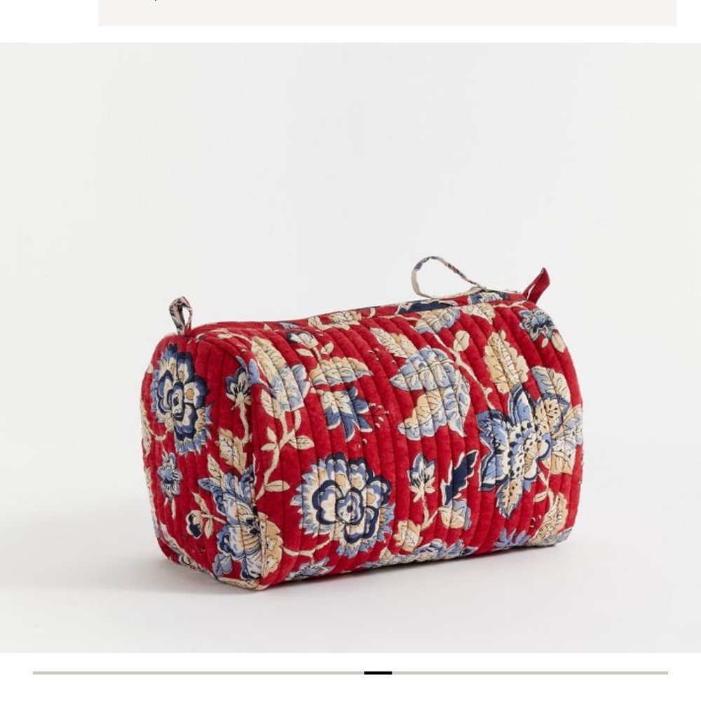 Pottery Barn Quilted Cosmetic Bags Set
